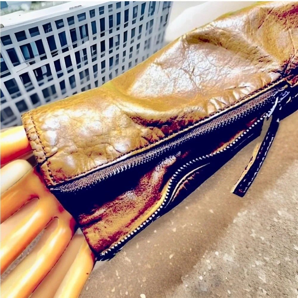 Authentic Levi’s Lambs Leather Moto Jacket - Picture 7 of 7